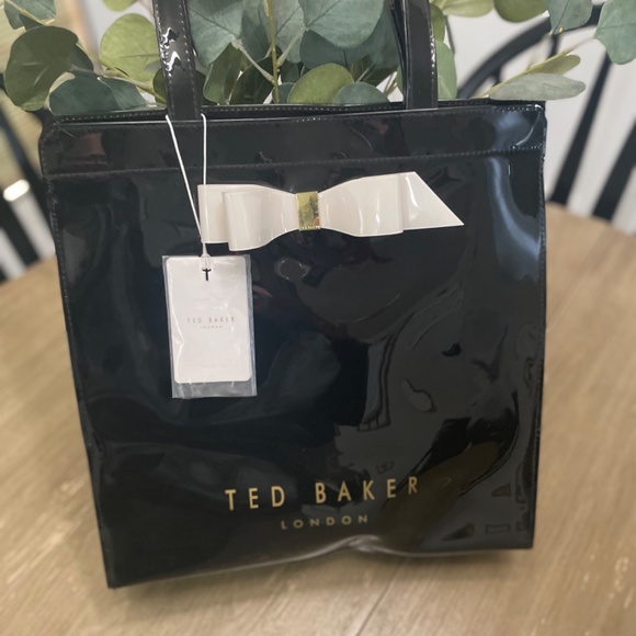 Ted Baker Black Bow Tote - Picture 2 of 10
